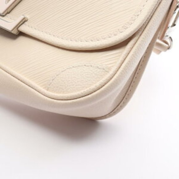 Louis Vuitton NM Epi Quartz Shoulder Bag Leather Ivory White - Picture 6 of 9